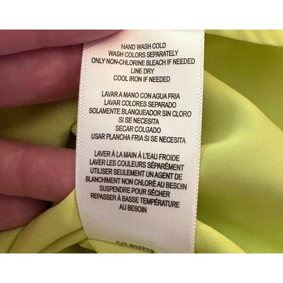 Taylor Sleeveless Abstract Floral Print A-Line V-Neck Dress Size Small - Picture 13 of 14